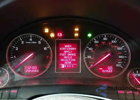 2004 Audi A4 1.8T из США, поврежденный, VIN WAULC68E04A122443